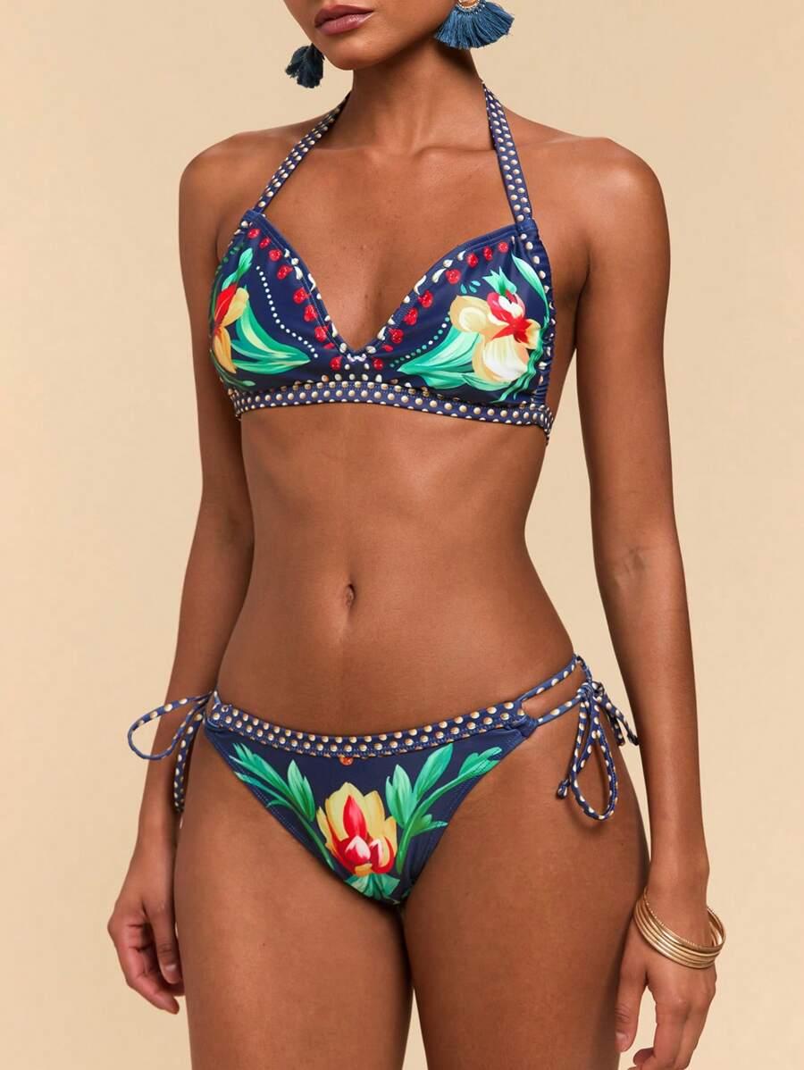 SHEIN DWUCZĘŚCIOWY STRÓJ KĄPIELOWY S09__M