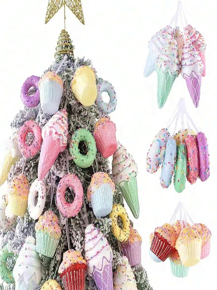 PAGEEBO OZDOBA CHOINKOWA LÓD 5-PACK BDD__15X7CM