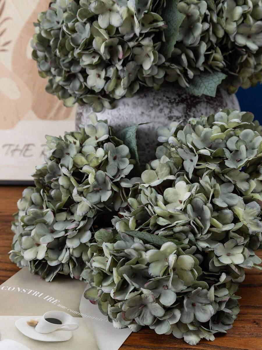 MEHELANY SZTUCZNY KWIAT HORTENSJA 1 GAŁĄZKA S07__32CM