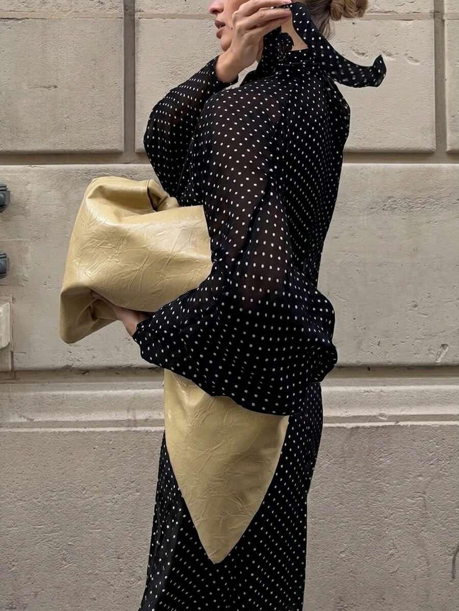 SHEIN CZARNY KOMPLET BLUZKA SPÓDNICA S06__XXL