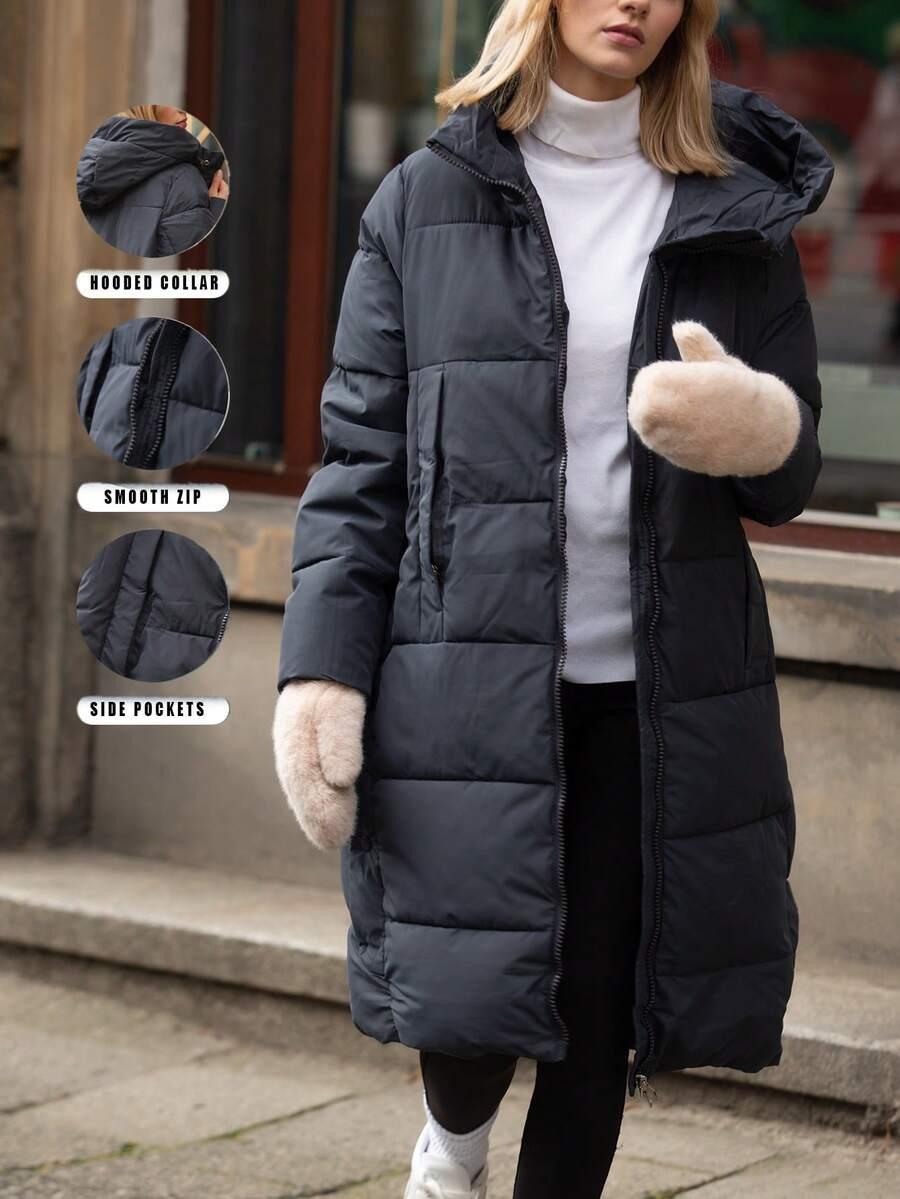 SHEIN SZARA KURTKA KAPTUR W01__46