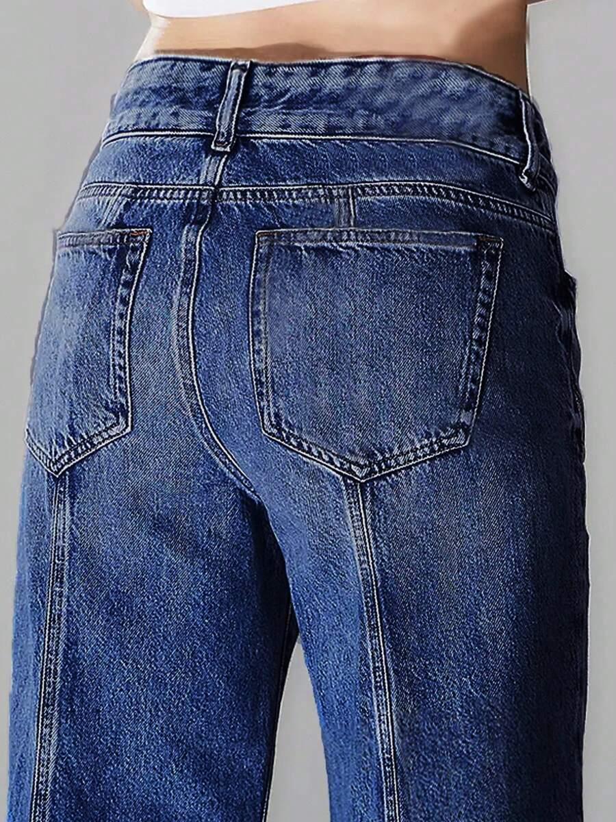 SHEIN NIEBIESKIE SPODNIE JEANS PK01__48