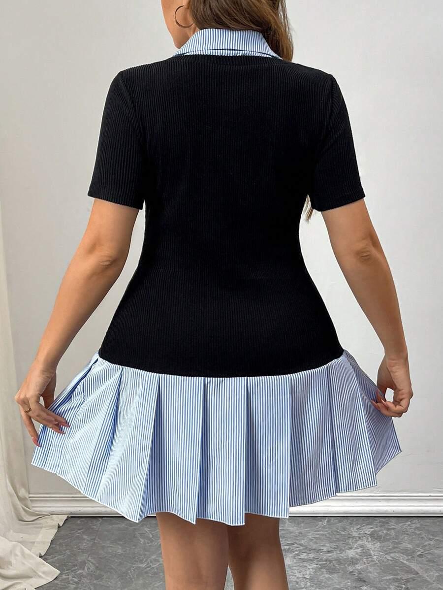 SHEIN MINI SUKIENKA KONTRAST S06__48