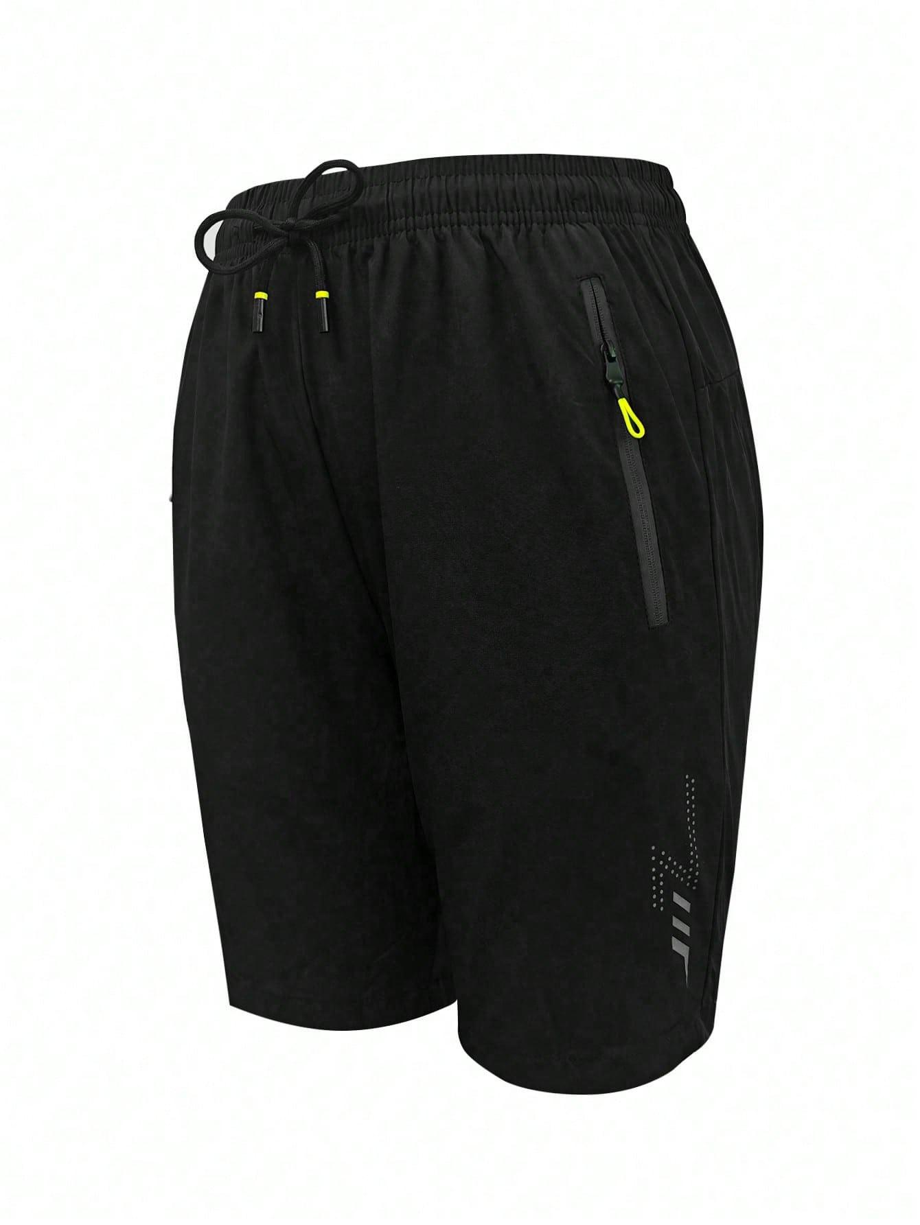 SHEIN CZARNE SPODENKI SPORTOWE S06__S