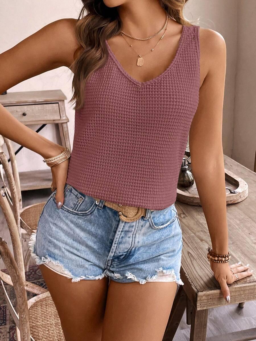SHEIN RÓŻOWA BLUZKA NA RAMIĄCZKACH S06__M