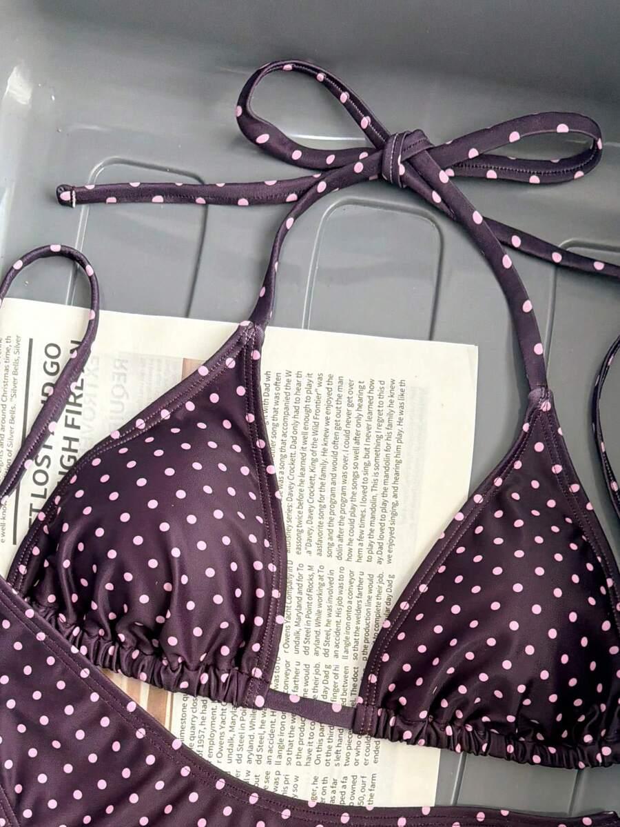 SWIM MOD DWUCZĘŚCIOWY STRÓJ KĄPIELOWY W GROSZKI S09__L