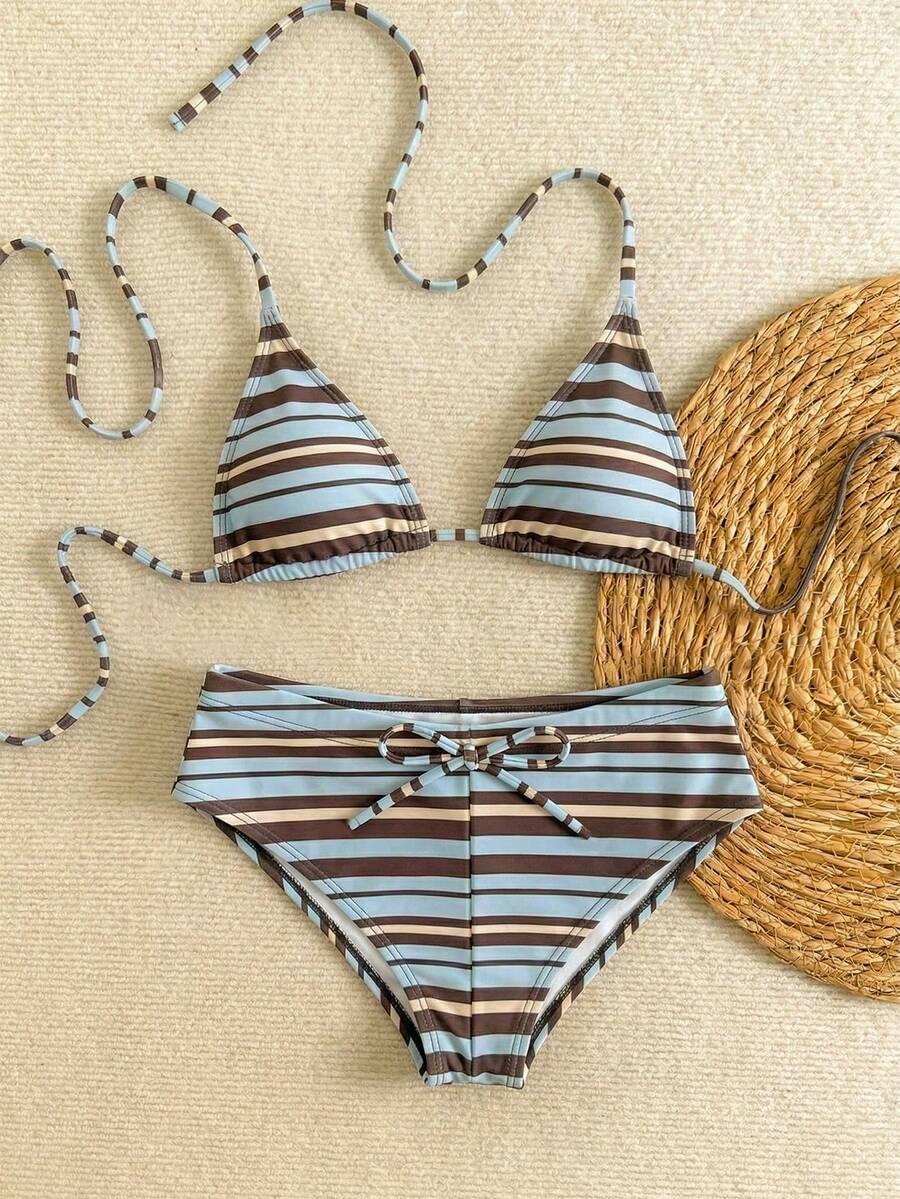 SHEIN DWUCZĘŚCIOWY STRÓJ KĄPIELOWY S09__XS