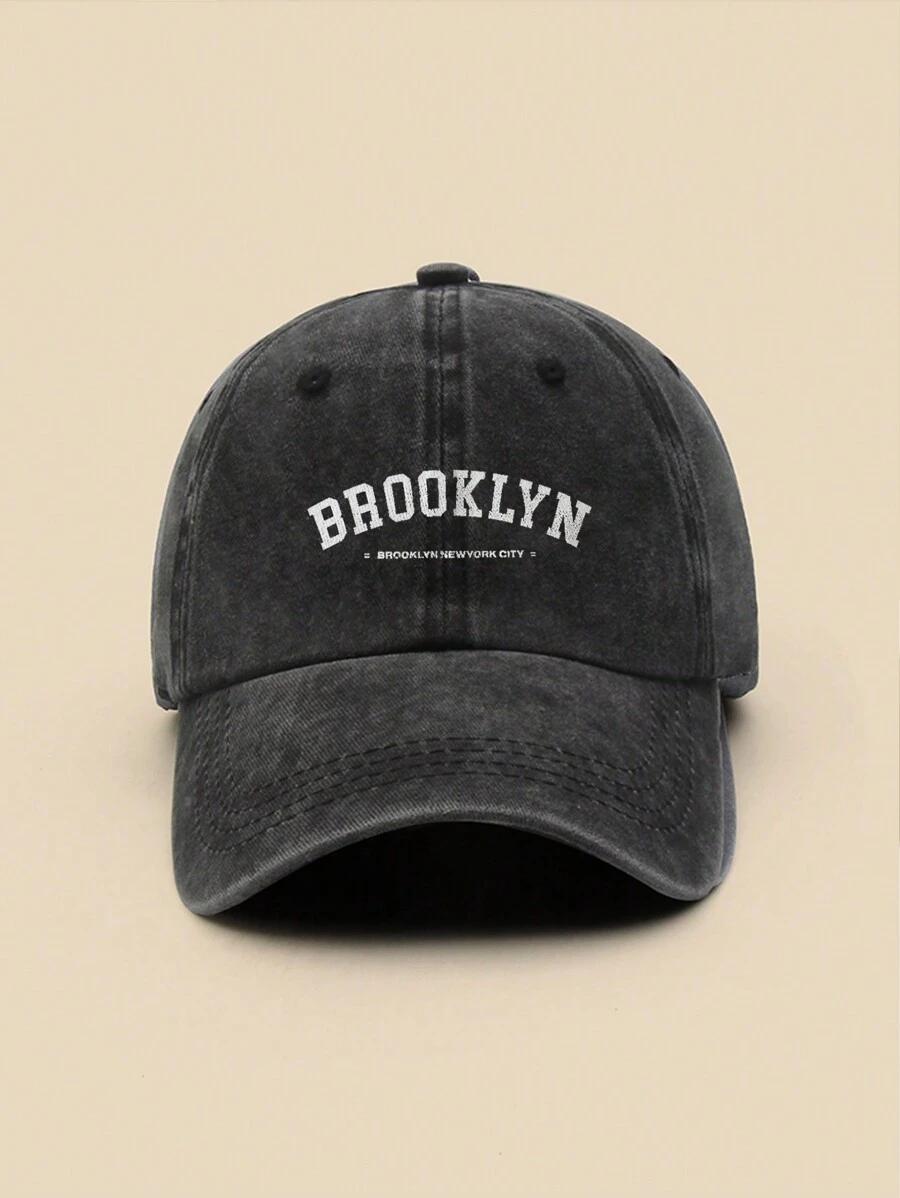 SHEIN CZAPKA Z DASZKIEM NADRUK S07__OS