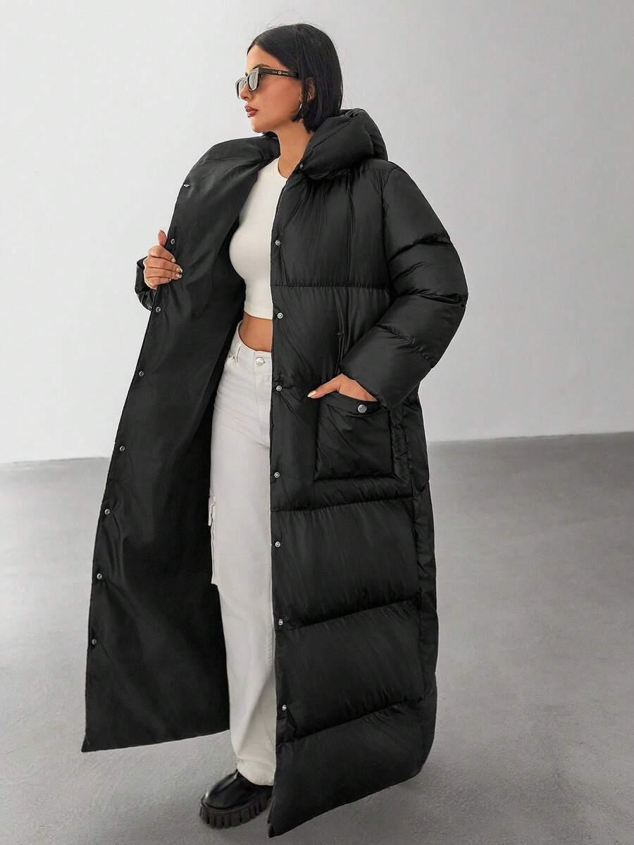 SHEIN CZARNA PIKOWANA KURTKA W01__M