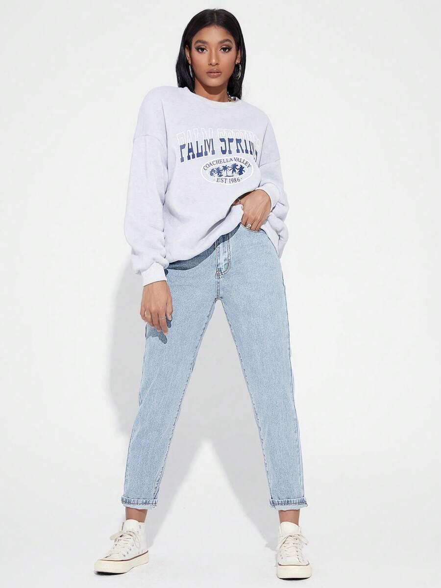 SHEIN NIEBIESKIE SPODNIE JEANS S06__S