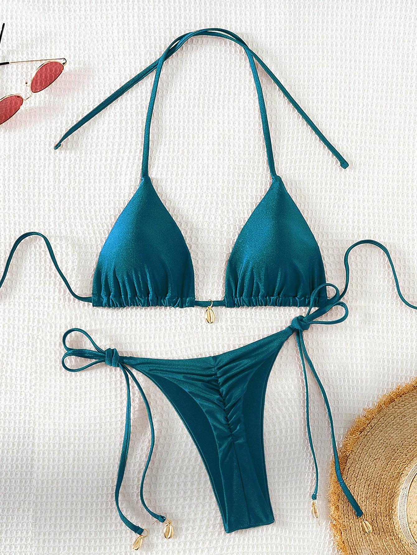 SHEIN DWUCZĘŚCIOWY STRÓJ KĄPIELOWY S09__M
