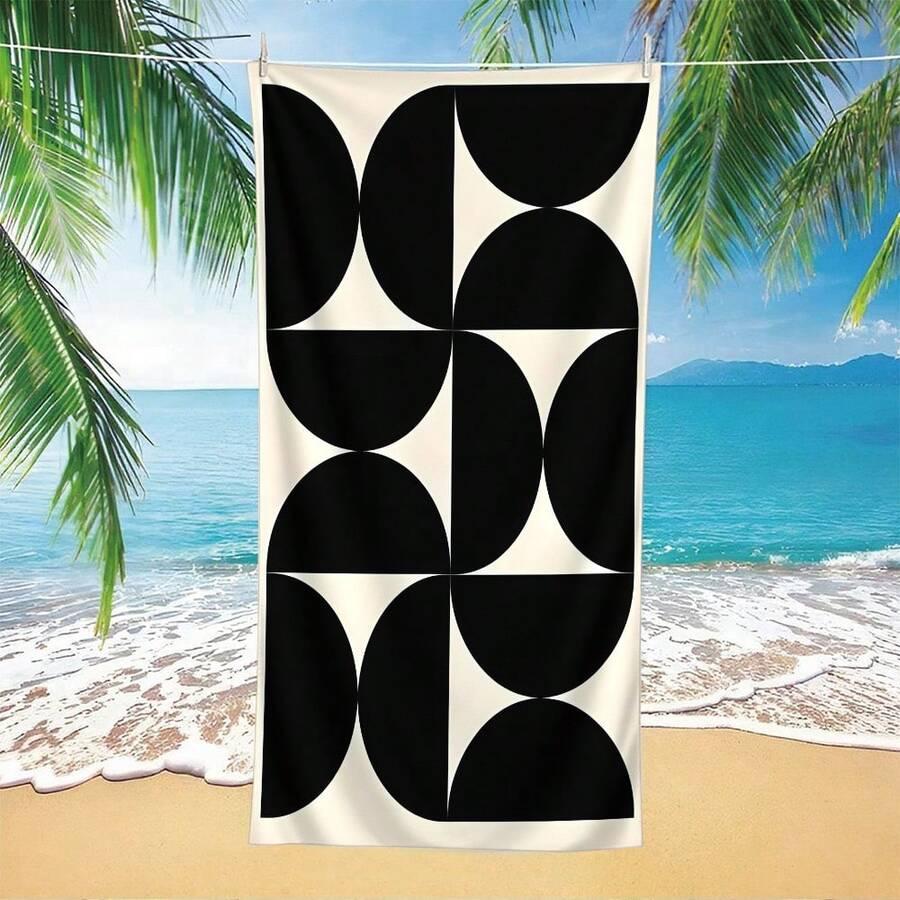 SHEIN RĘCZNIK PLAŻOWY WZÓR S07__90X180CM