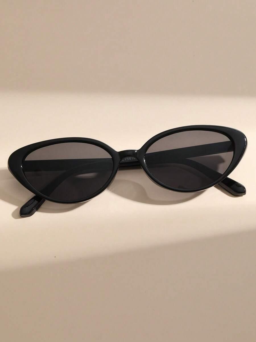 SHEIN CZARNE OKULARY PRZECIWSŁONECZNE S07