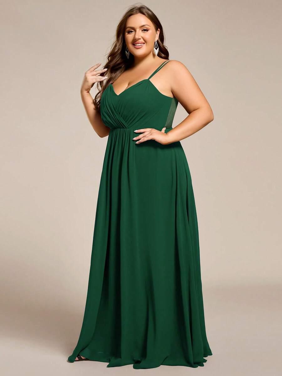 EVERPRETTY ZIELONA MAXI SUKIENKA ODKRYTE PLECY S06__46