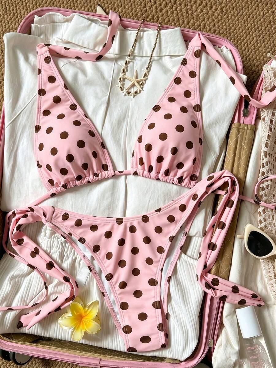 SHEIN DWUCZĘŚCIOWY STRÓJ KĄPIELOWY S09__L