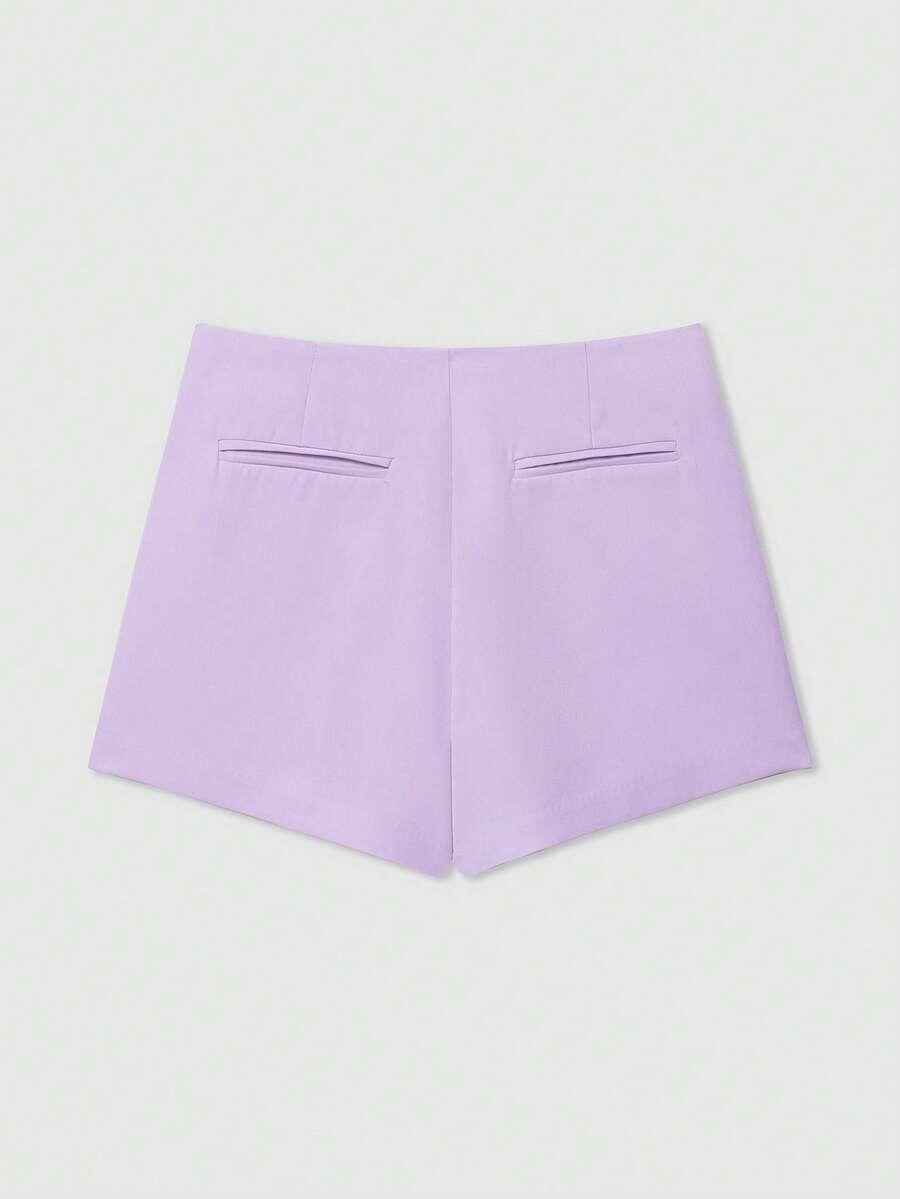 SHEIN FIOLETOWE SPÓDNICO-SPODENKI S06__M