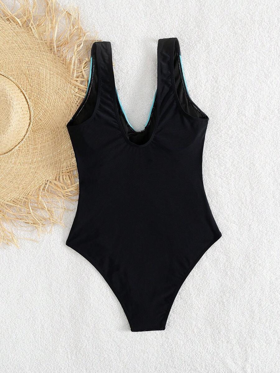 SWIM BASICS JEDNOCZĘŚCIOWY STRÓJ KĄPIELOWY S09__M
