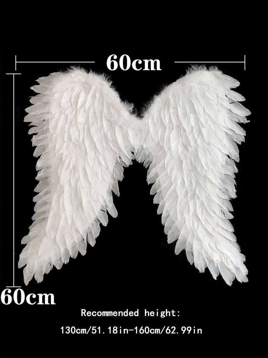 SHEIN BIAŁE SKRZYDŁA PIÓRA S07__45X45
