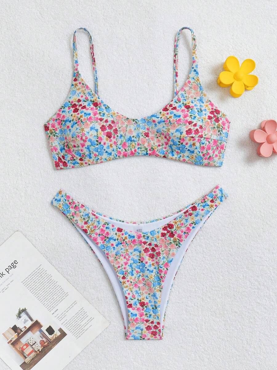 SHEIN DWUCZĘŚCIOWY STRÓJ KĄPIELOWY S09__S