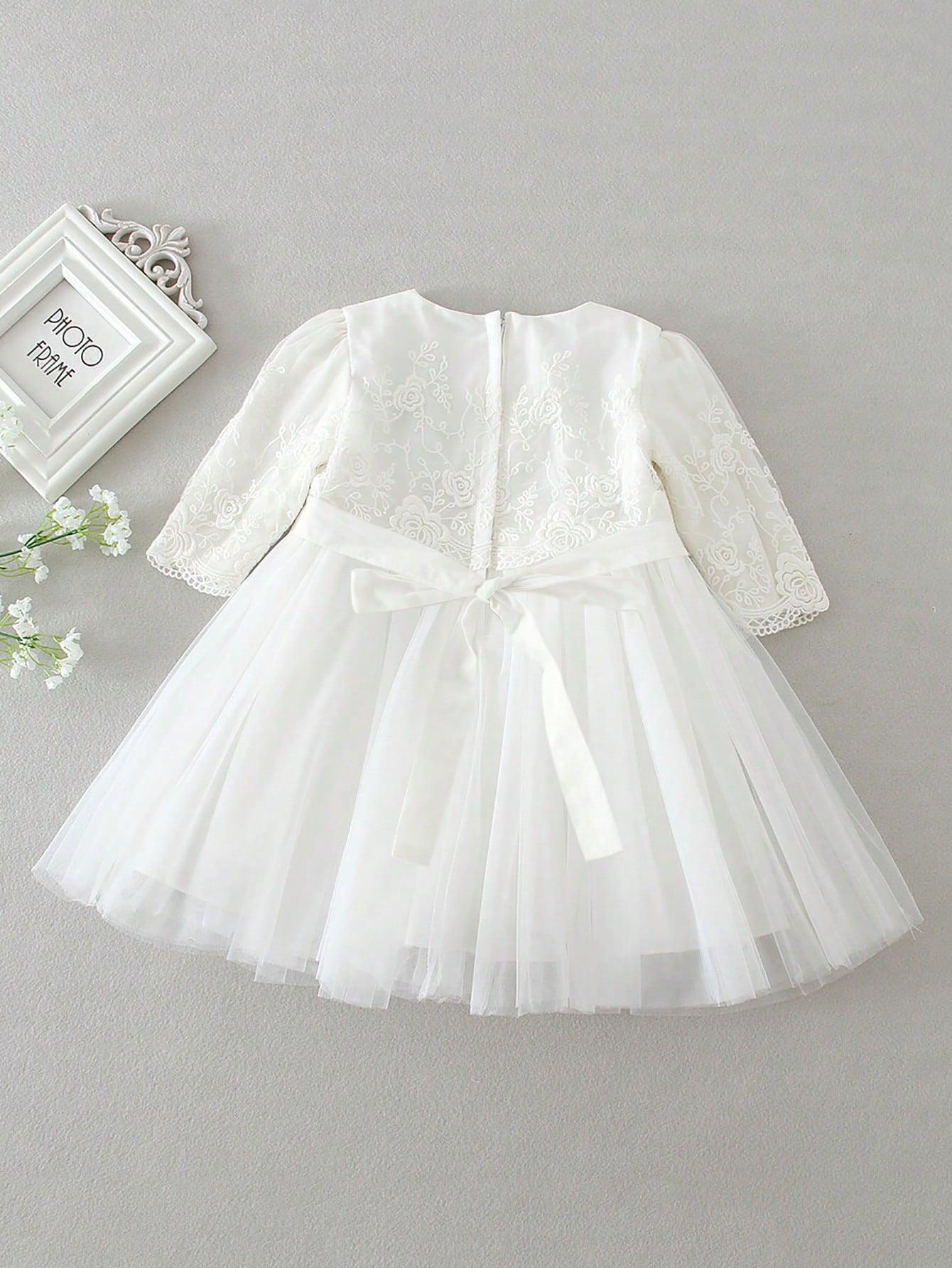 SHEIN BIAŁA SUKIENKA TIUL CZAPKA S06__68
