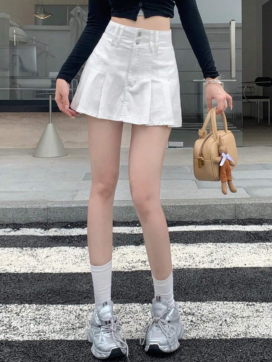 DAZY JEANSOWA MINI SPÓDNICA S09__S