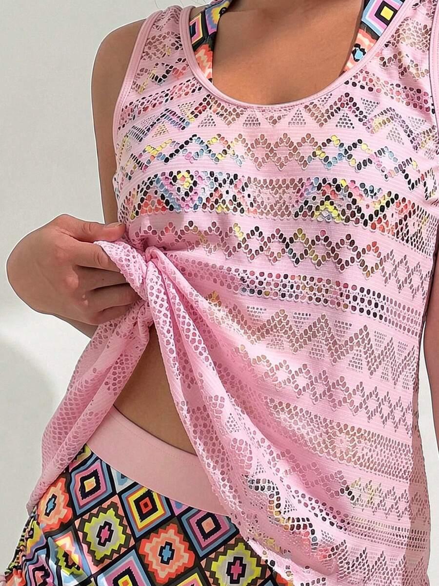 SWIM LUSHOIRE DWUCZĘŚCIOWY STRÓJ KĄPIELOWY BLUZKA WZÓR S09__XL