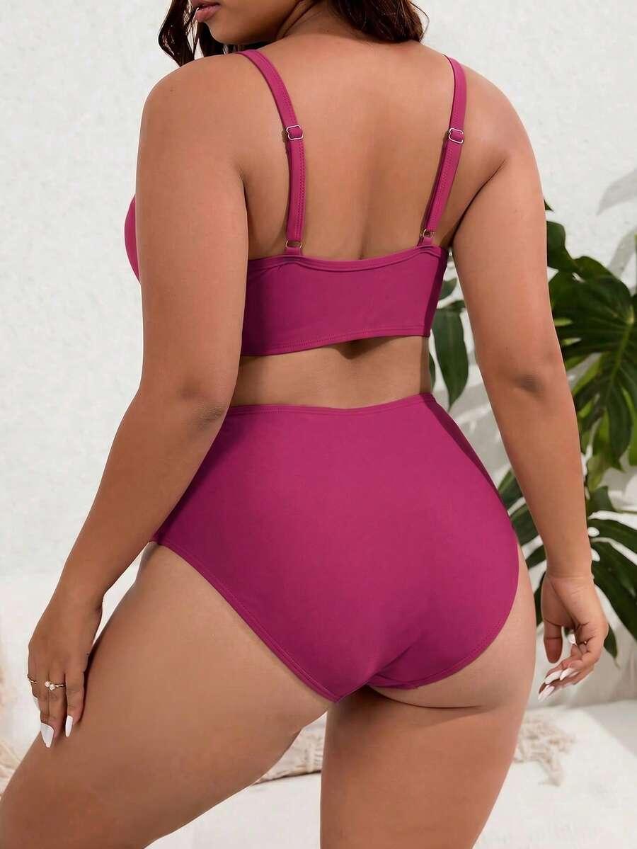 SHEIN DWUCZĘŚCIOWY STRÓJ KĄPIELOWY S09__XXL