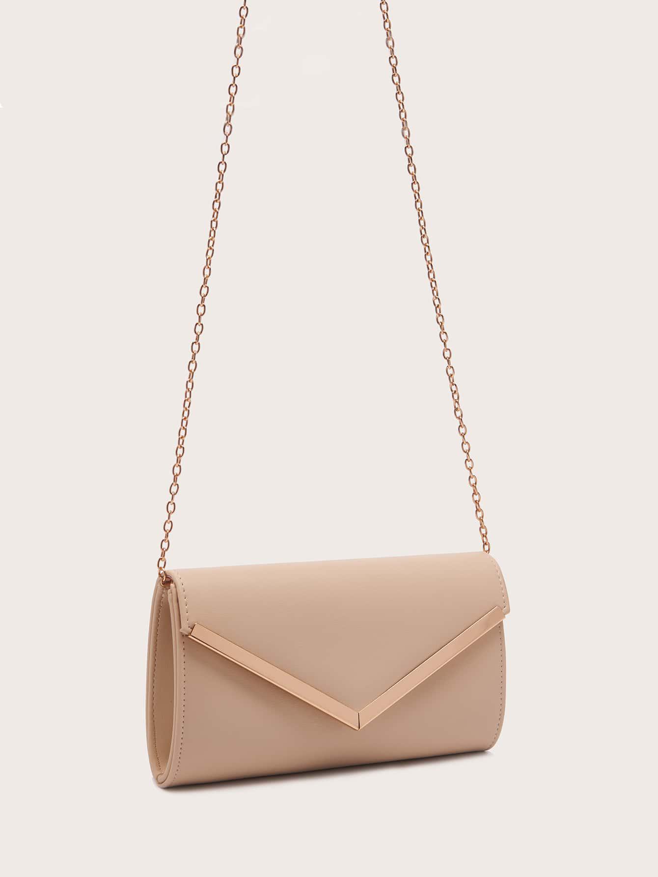 SHEIN BEŻOWA TOREBKA KOPERTÓWKA S07__12X21