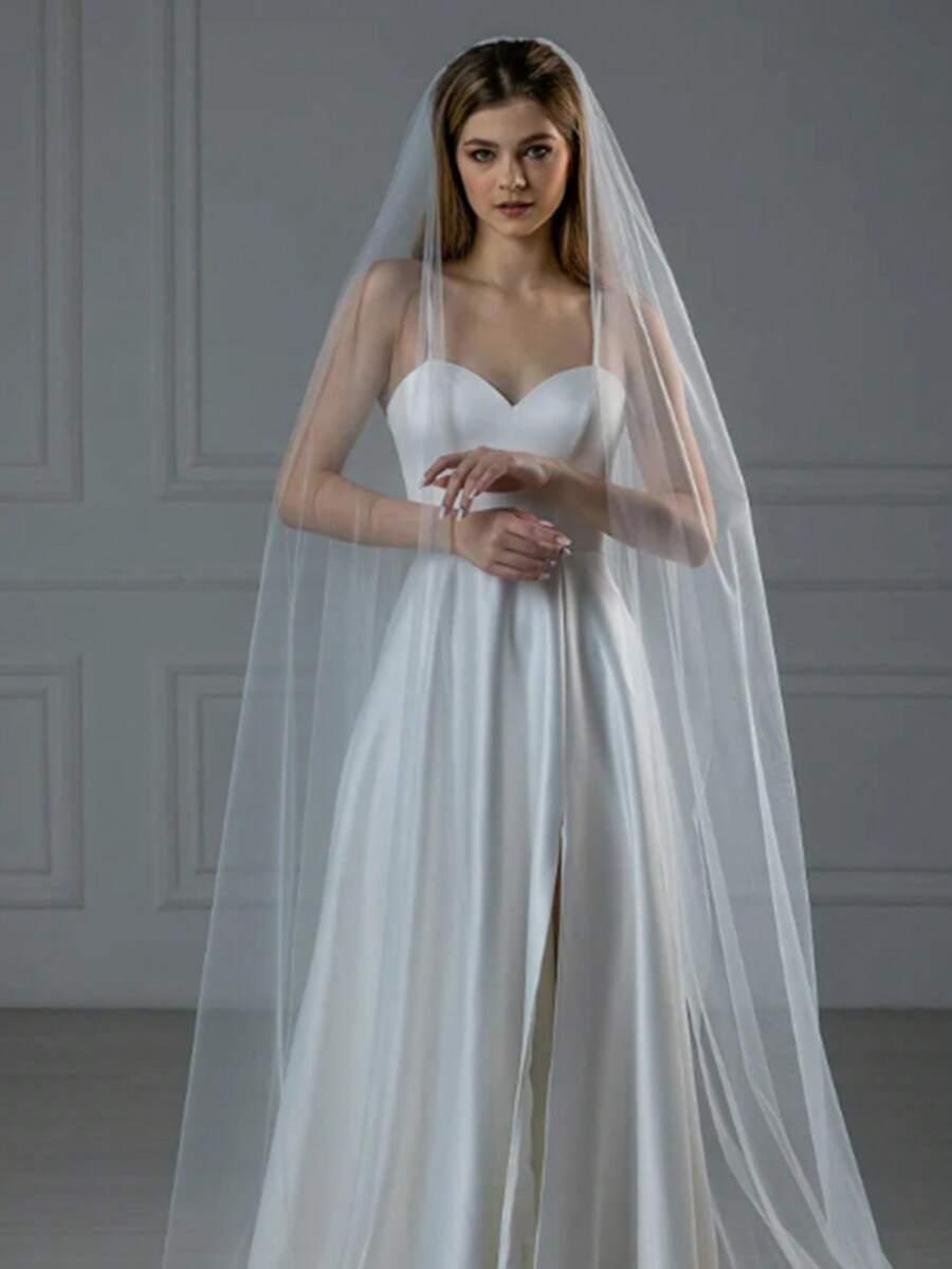 SHEIN BIAŁY WELON TIUL S07