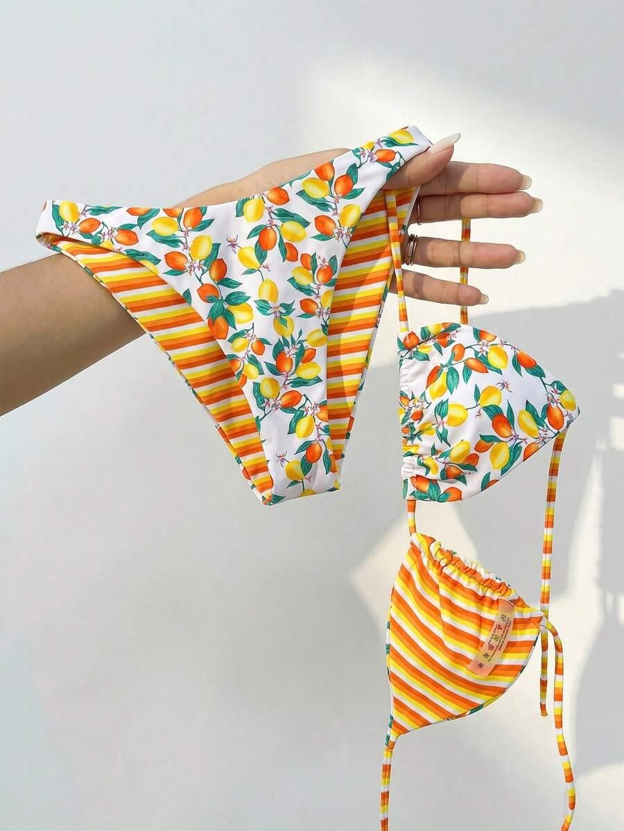 SWIM MOD DWUCZĘŚCIOWY OBUSTRONNY STRÓJ KĄPIELOWY MIX WZORÓW S09__S