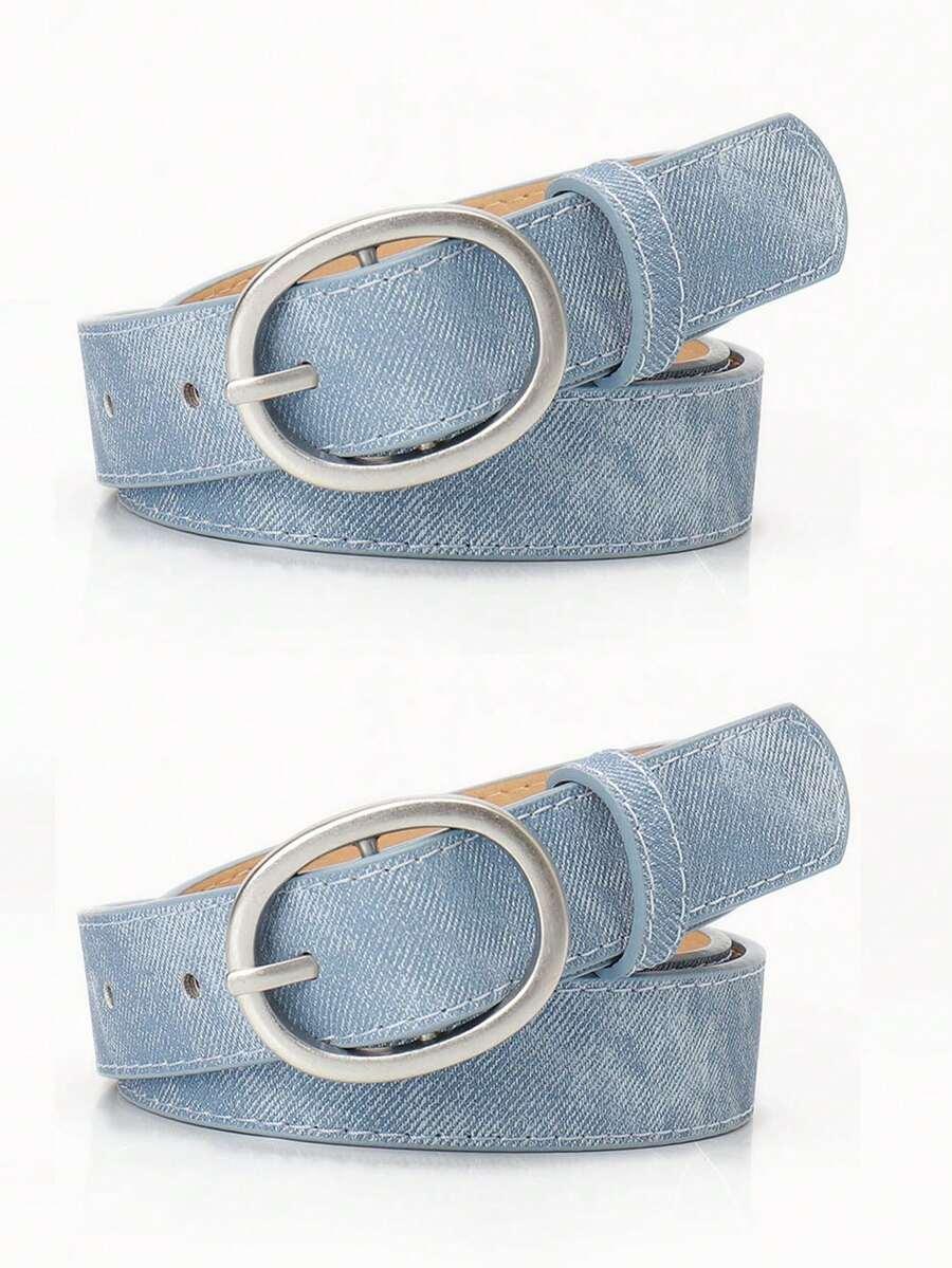 SHEIN NIEBIESKI PASEK KLAMRA S07__105