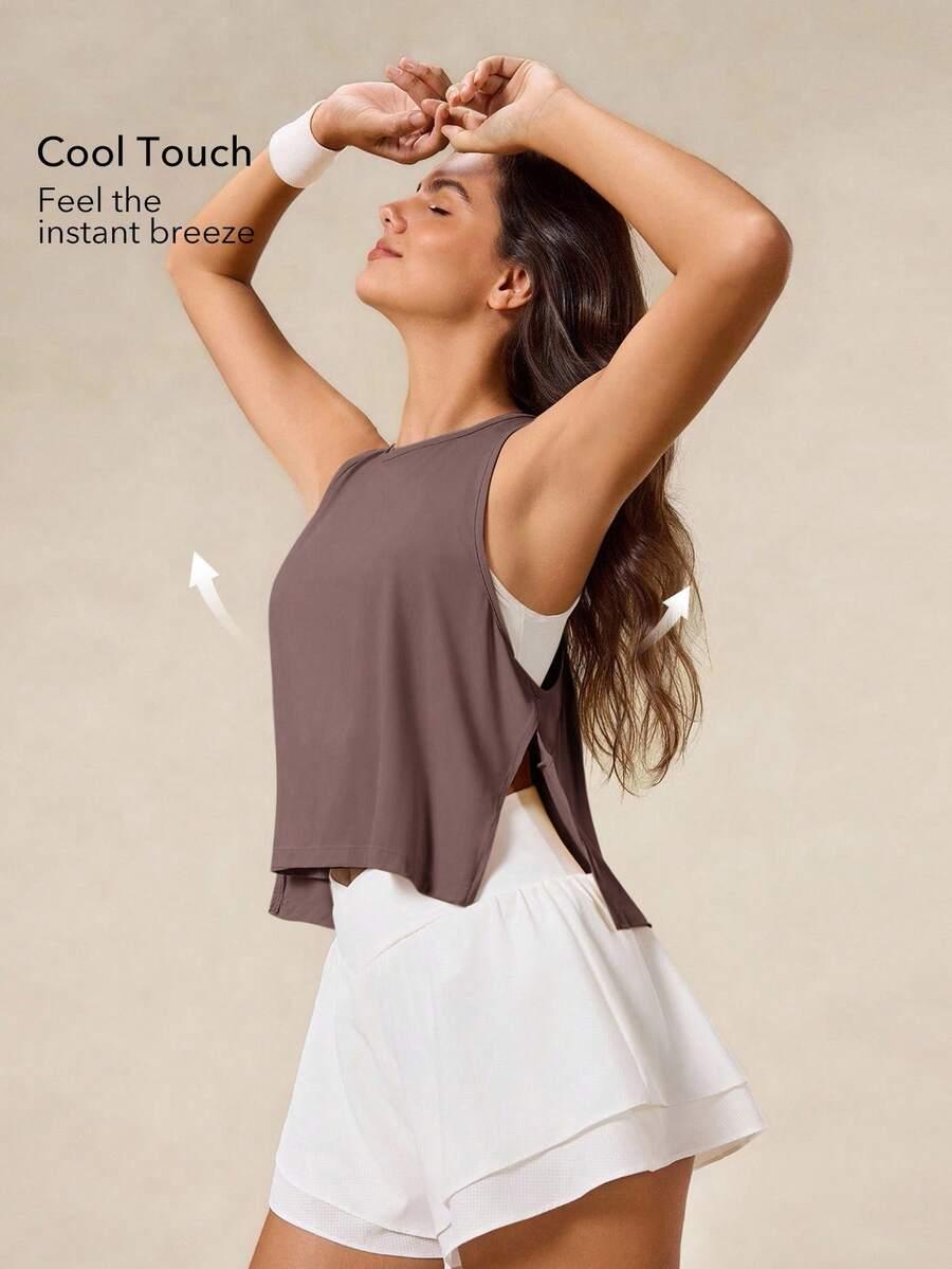 SHEIN BRĄZOWY TOP SPORTOWY S06__S