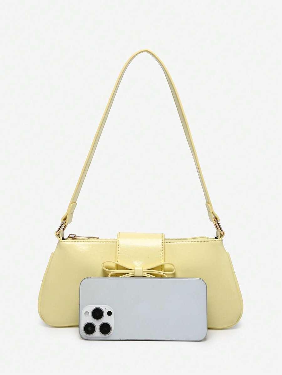 SHEIN ŻÓŁTA TOREBKA ZAMEK S07__27X14