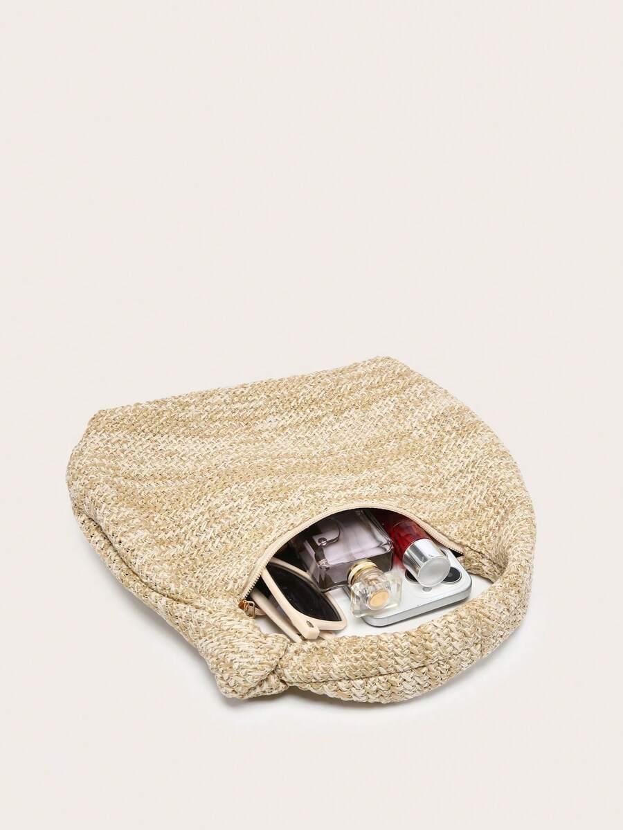 SHEIN BEŻOWA TOREBKA ZDOBIENIE S07