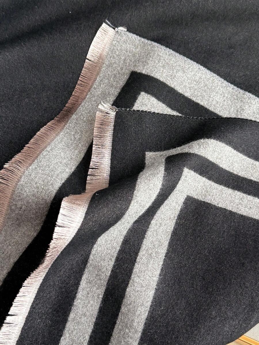 SHEIN SZAL WZÓR FRĘDZLE S07__65X185