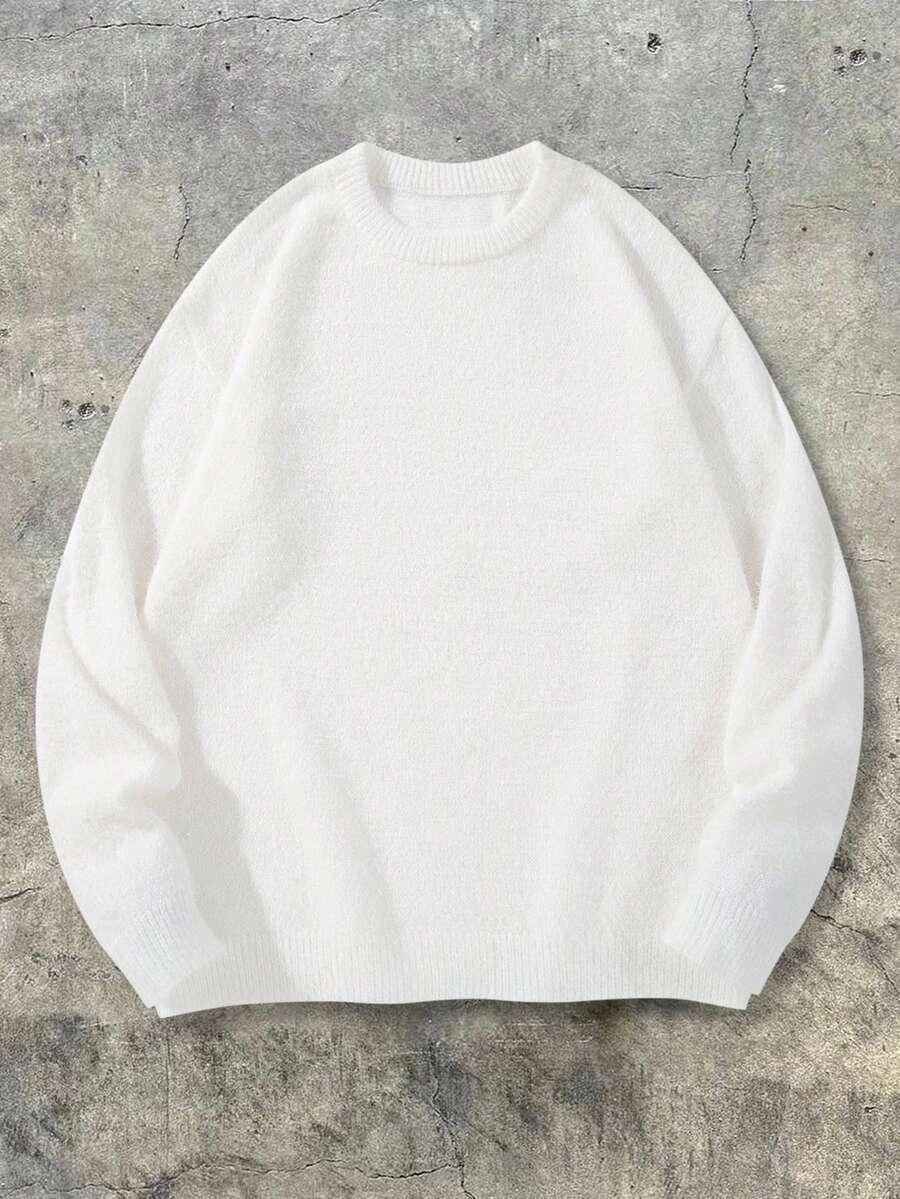 ANDREILEE BIAŁY SWETER STÓJKA S06__M