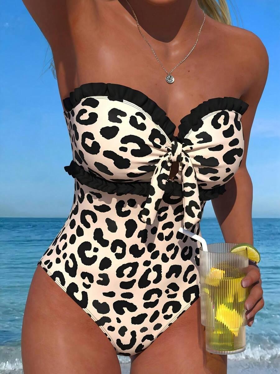 SHEIN JEDNOCZĘŚCIOWY STRÓJ KĄPIELOWY S09__XXL