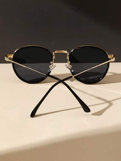 SHEIN CZARNE OKULARY PRZECIWSŁONECZNE S07