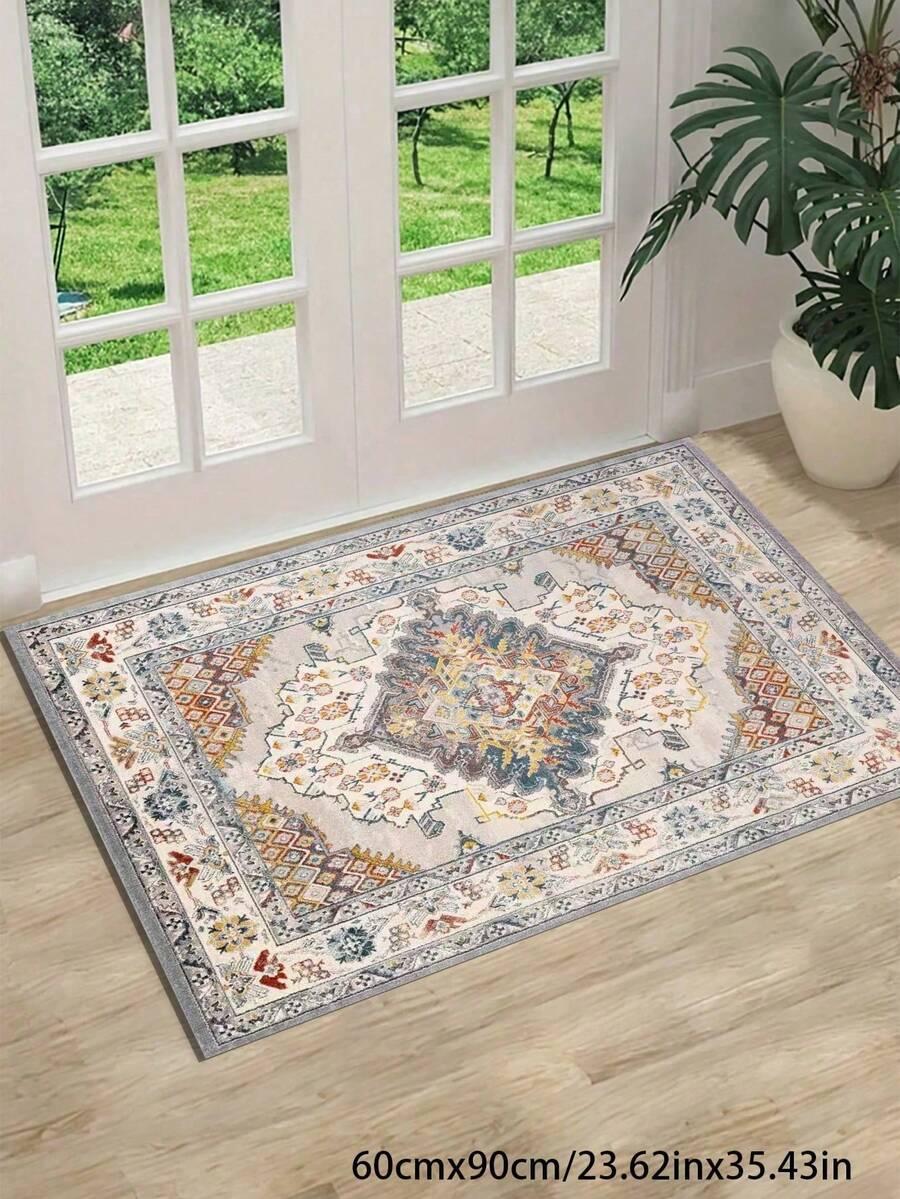 SHEIN ZIELONY DYWAN WZÓR S07__120X160CM