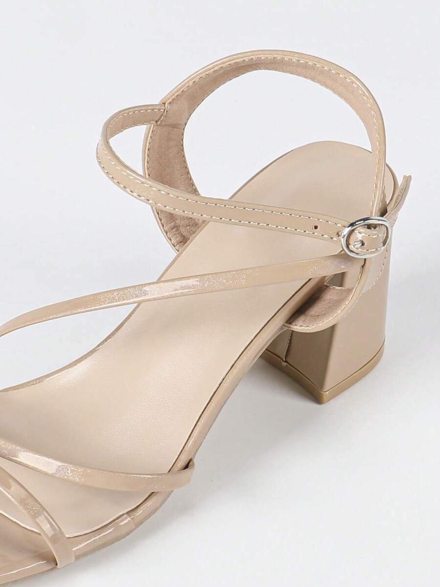 SHEIN BEŻOWE SANDAŁY OBCAS S06__40