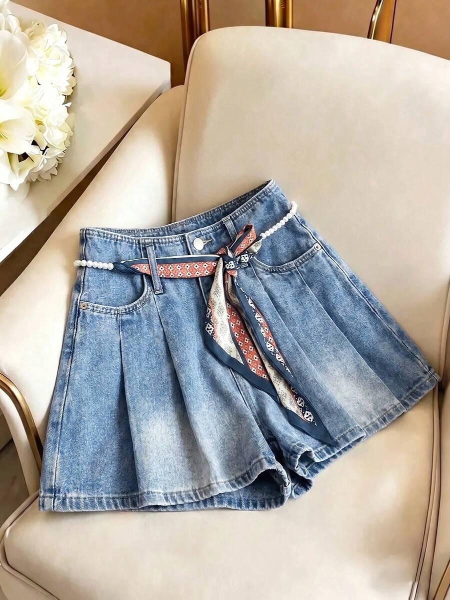 SHEIN SPODENKI JEANS CASUAL S06__L