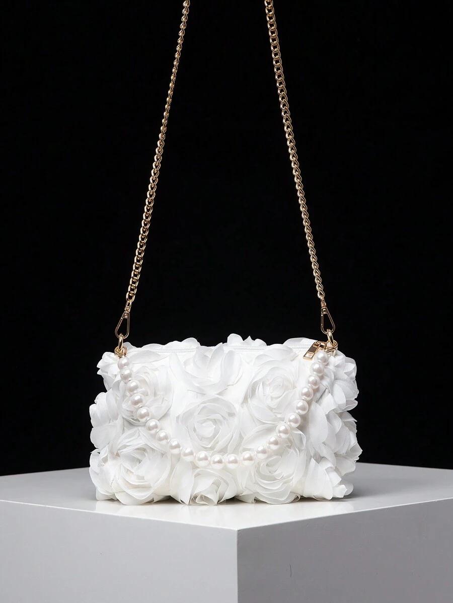SHEIN BIAŁA TOREBKA NA RAMIĘ S07__22X17