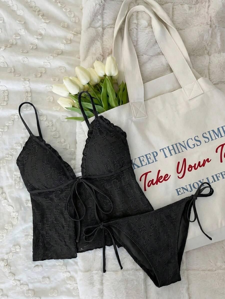 SHEIN DWUCZĘŚCIOWY STRÓJ KĄPIELOWY S09__S