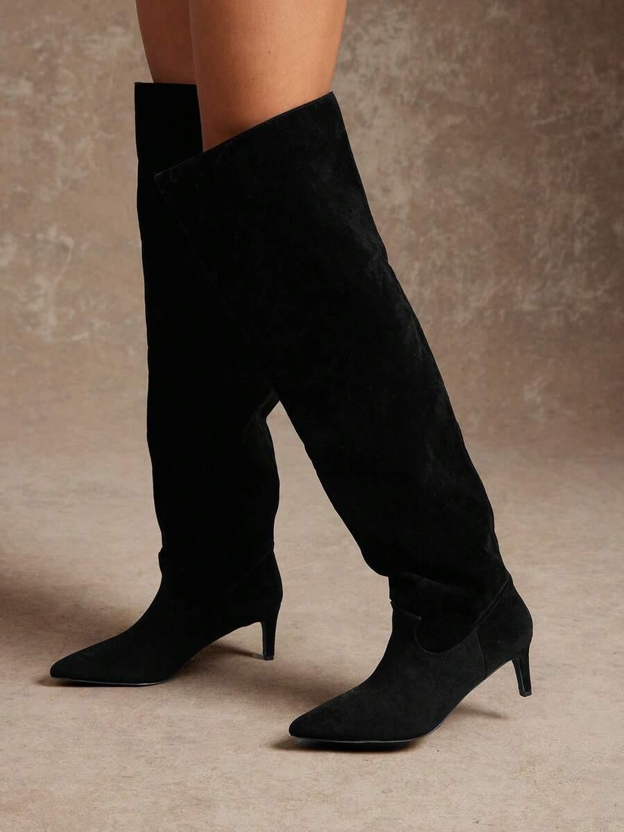 SHEIN CZARNE KOZAKI OBCAS W01__37