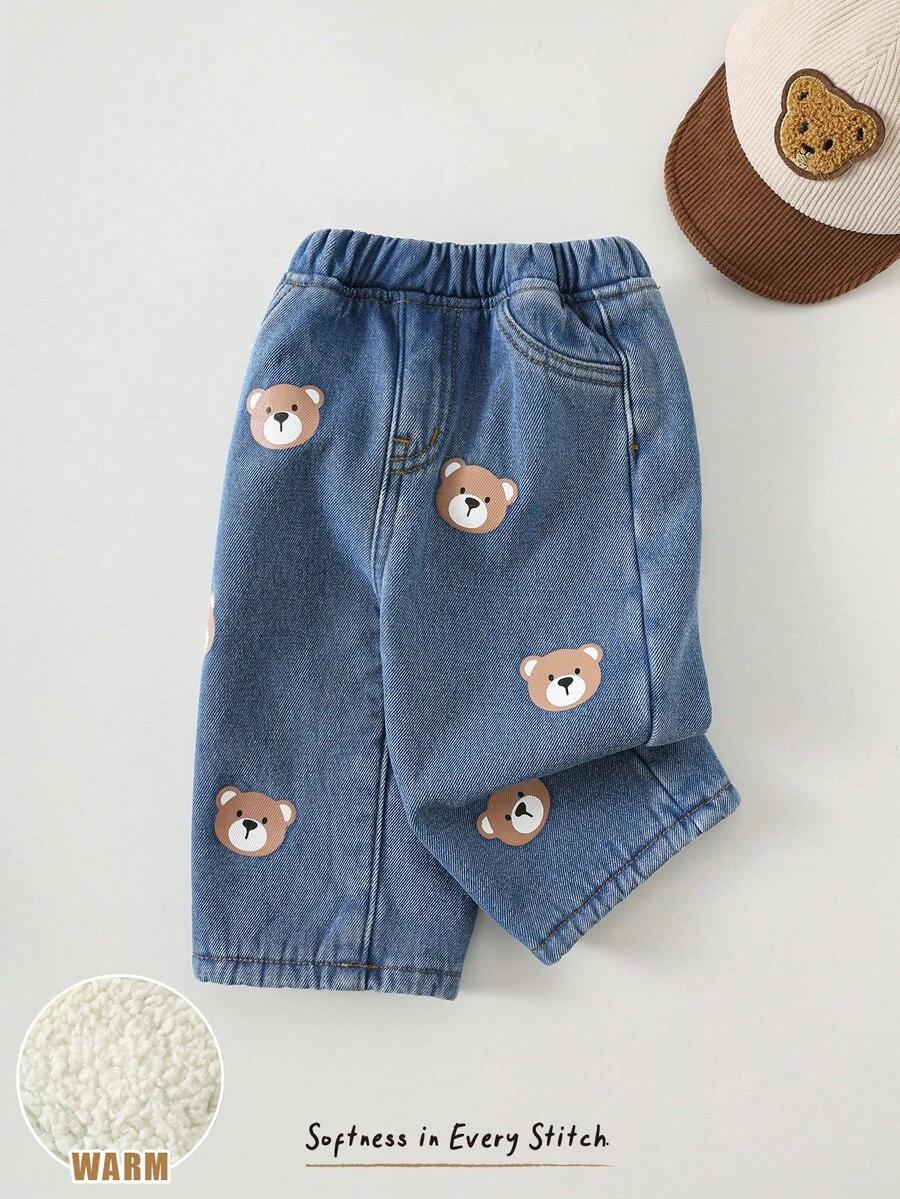 SHEIN NIEBIESKIE SPODNIE JEANS S06__68-74