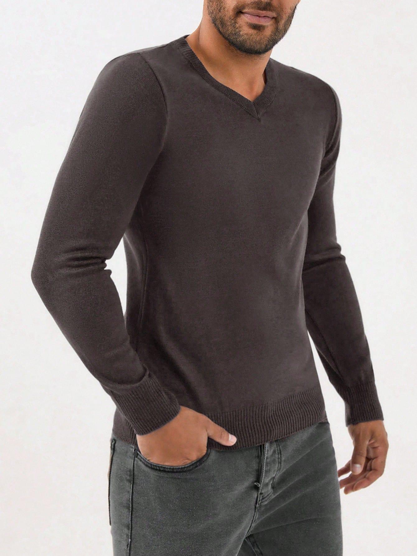 SHEIN SZARY SWETER TEKSTURA S06__M