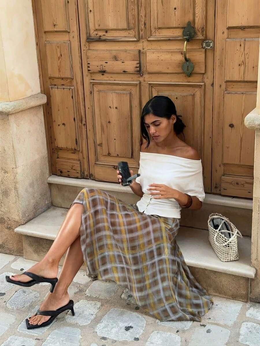 SHEIN BIAŁA BLUZKA GUZIKI S06__M
