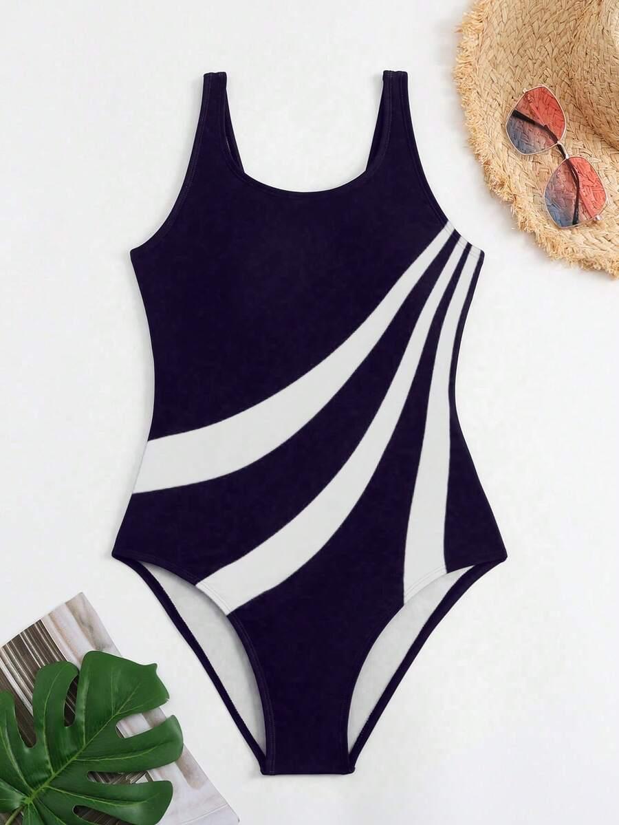 SWIM SPRTY JEDNOCZĘŚCIOWY STRÓJ KĄPIELOWY S09__XL