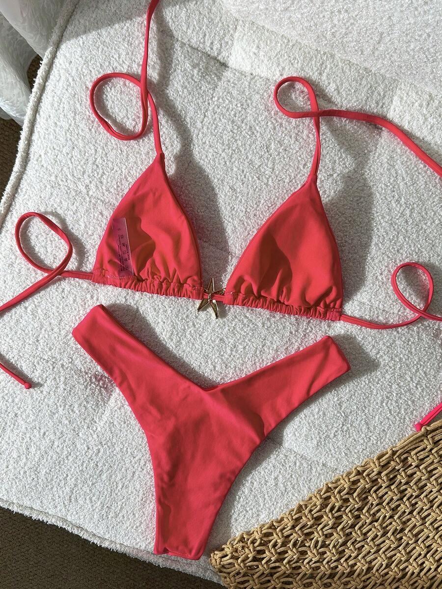 SHEIN DWUCZĘŚCIOWY STRÓJ KĄPIELOWY S09__S
