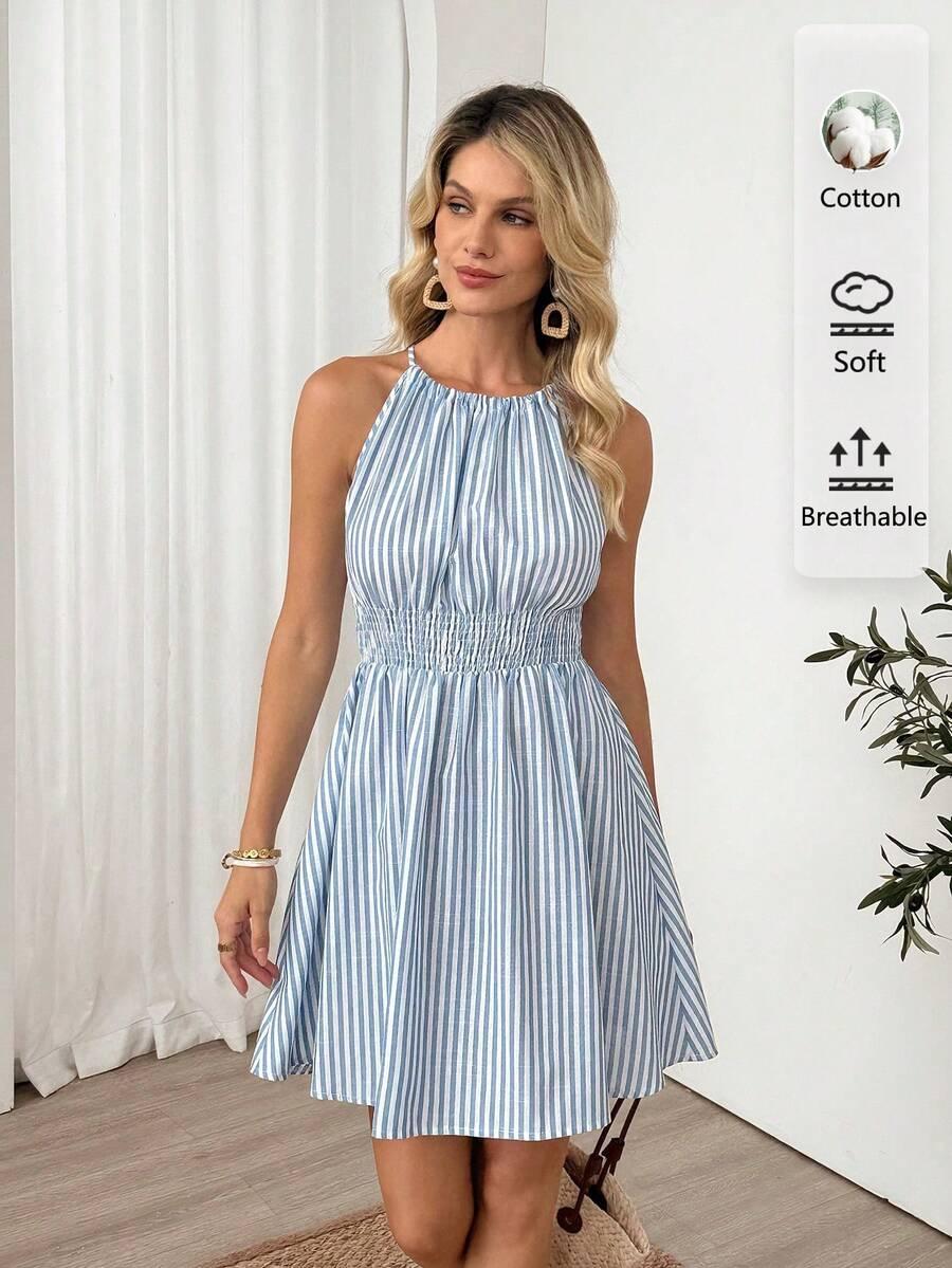 SHEIN MINI SUKIENKA WZÓR PASKI S09__S